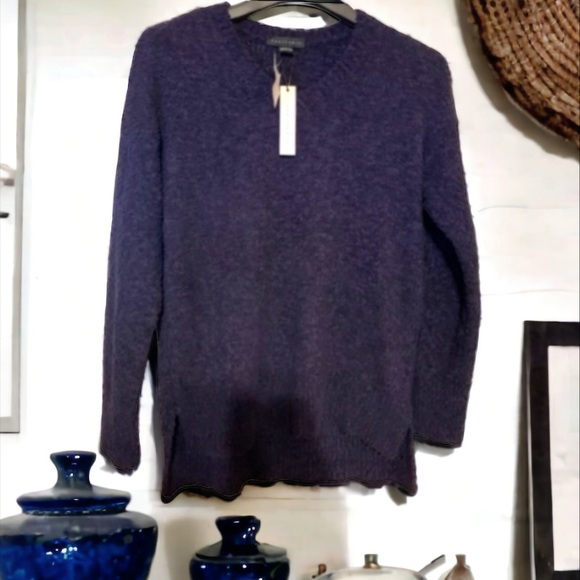 SANCTUARY NAVY BLUE TEDDY BEAR SWEATER SIZE L - Picture 2 of 7